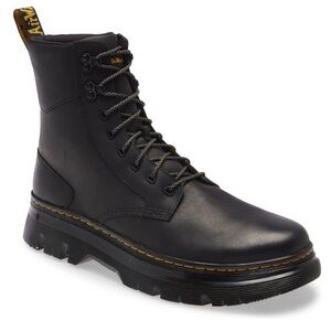 NIB Dr. Martens Tarik Wyoming lace up black leather boot Mens:8 Womens:9 EU 41